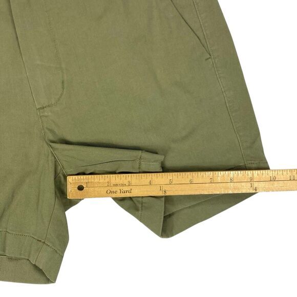Everlane Uniform Utility Shorts Sz S Olive Green Elastic Waist Stretchy Summer - Picture 10 of 14